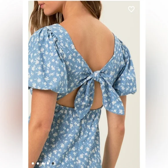 New with tags Altar’d state Laura puff sleeve dress - Picture 5 of 5